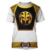 gearhuman 3d mighty morphin power ranger white tshirt hoodie apparel gk190111 3d apparel t shirt s 415106 - Power Rangers Store