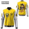 gearhuman 3d mighty morphin power ranger yellow custom name baseball jacket gk200113 baseball jacket 650987 - Power Rangers Store