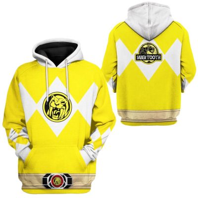 3D Mighty Morphin Power Ranger Yellow  Apparel