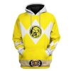 gearhuman 3d mighty morphin power ranger yellow tshirt hoodie apparel gk190114 3d apparel hoodie s 352501 - Power Rangers Store