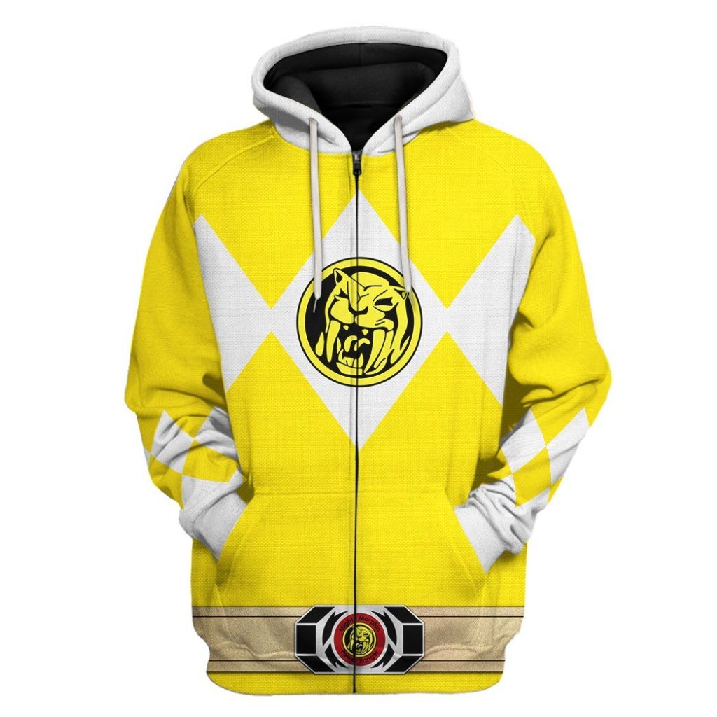 3D Mighty Morphin Power Ranger Yellow  Apparel - Image 7