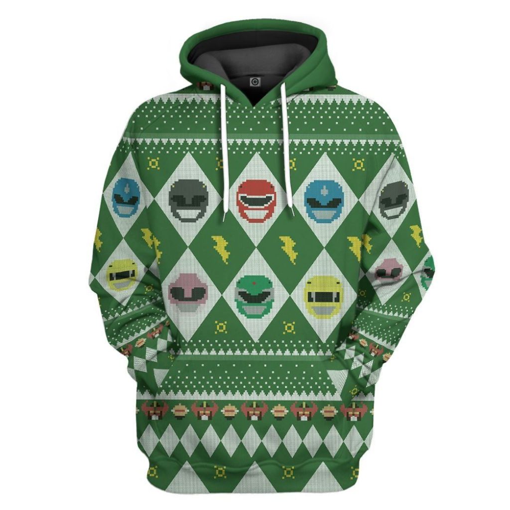 3D Mighty Morphin Power Rangers  Apparel