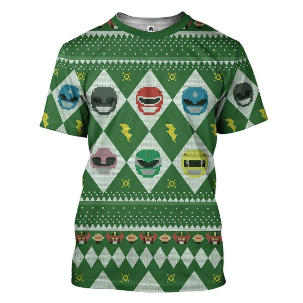 3D Mighty Morphin Power Rangers  Apparel - Image 3