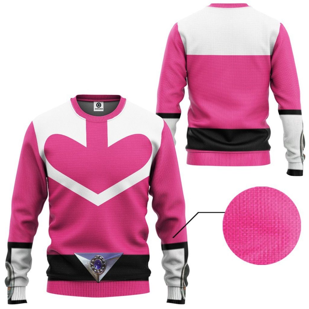 3D Pink Power Rangers Time Force  Apparel - Image 2