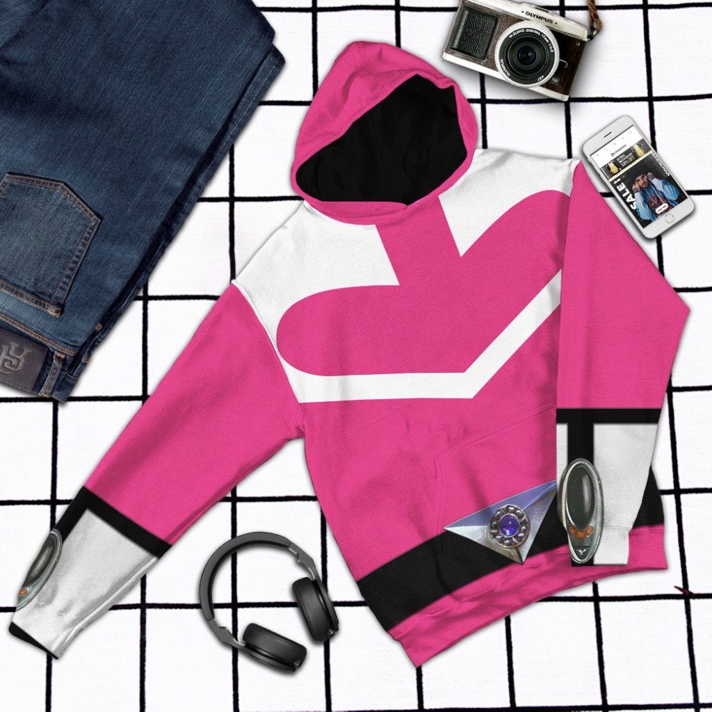 3D Pink Power Rangers Time Force  Apparel - Image 10