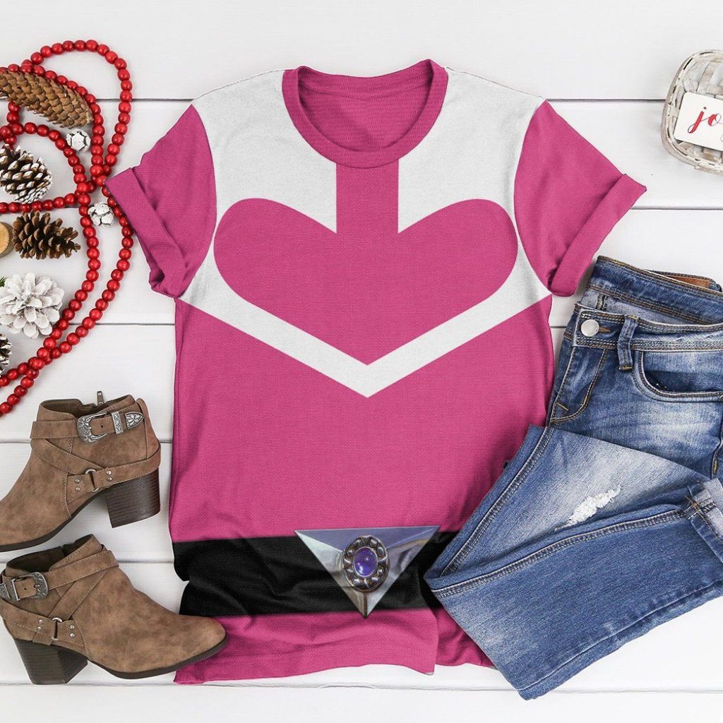 3D Pink Power Rangers Time Force  Apparel - Image 9