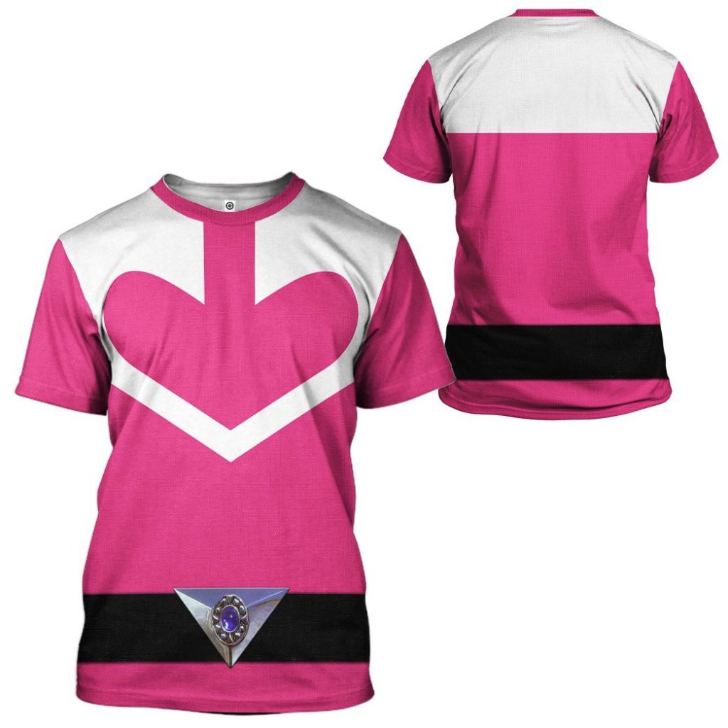 3D Pink Power Rangers Time Force  Apparel - Image 3