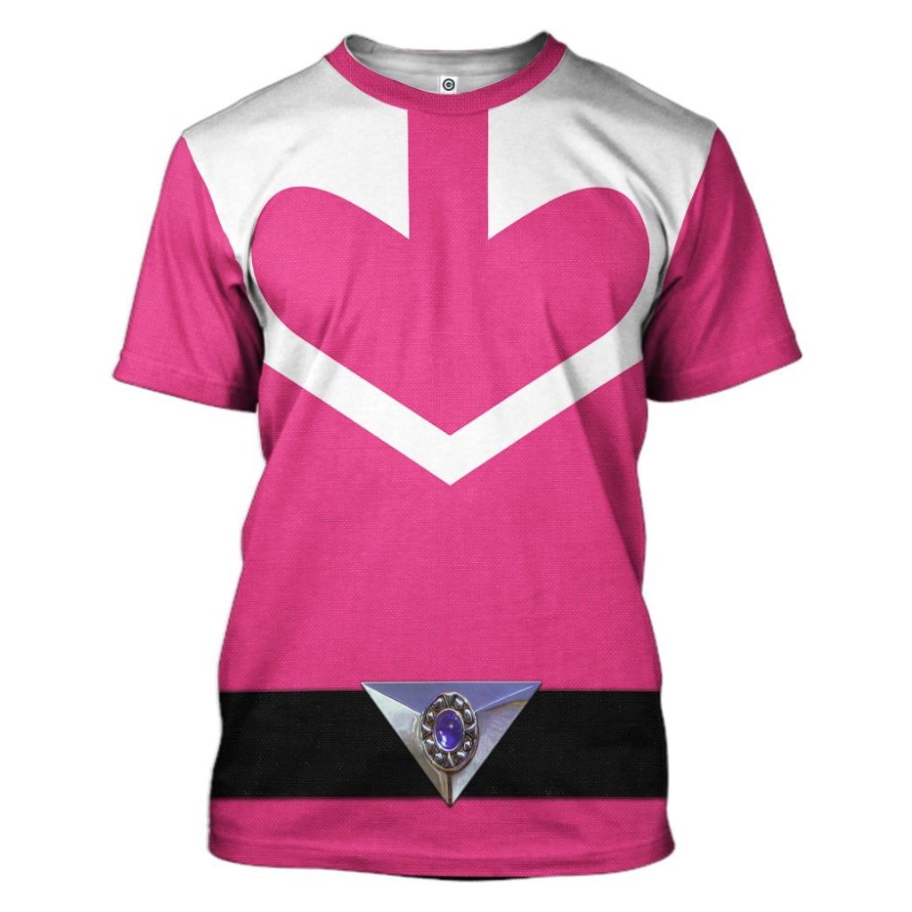 3D Pink Power Rangers Time Force  Apparel - Image 7