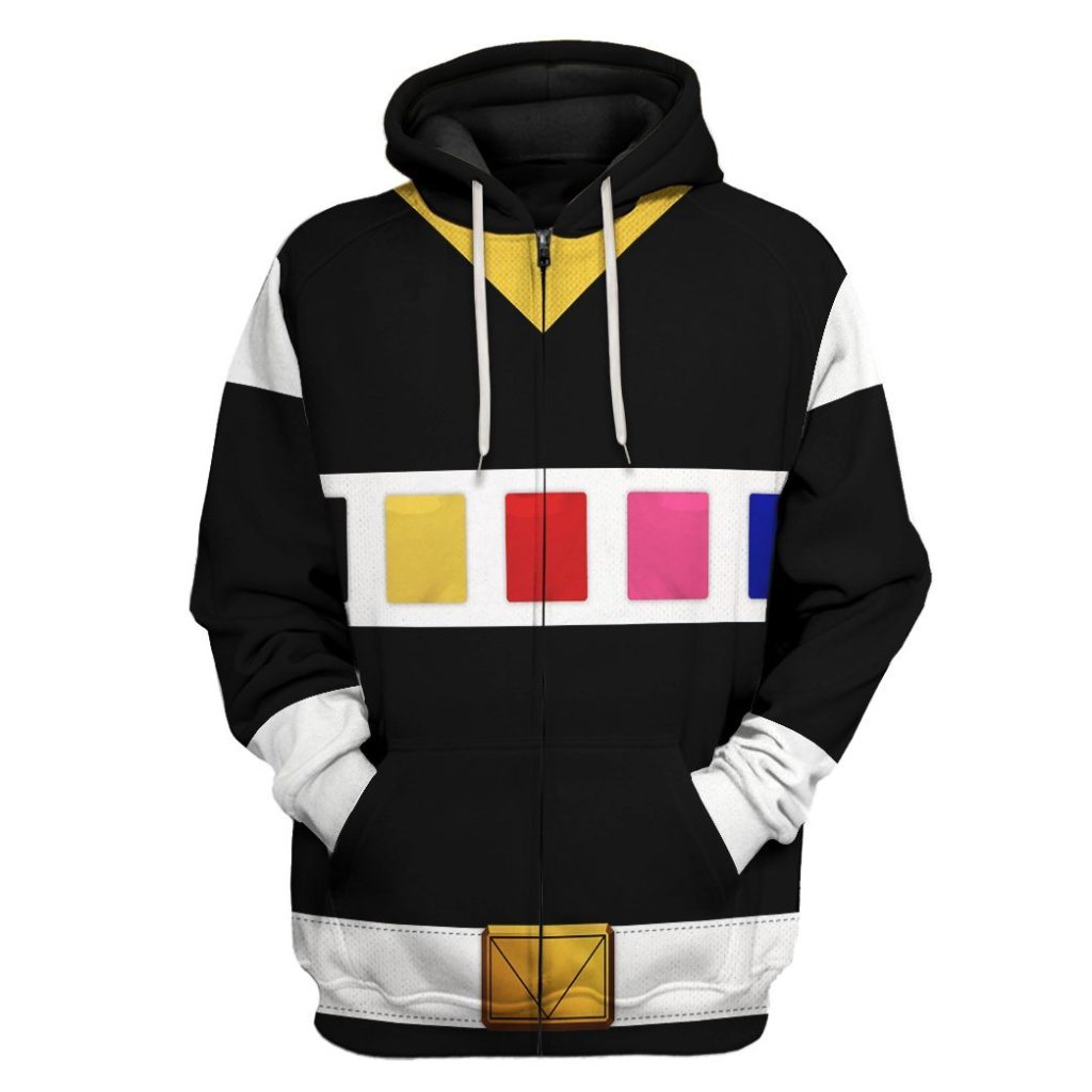 3D Power Rangers in Space Black  Apparel - Image 7