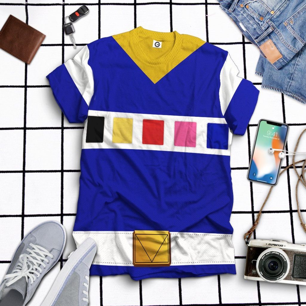 3D Power Rangers in Space Blue  Apparel - Image 10