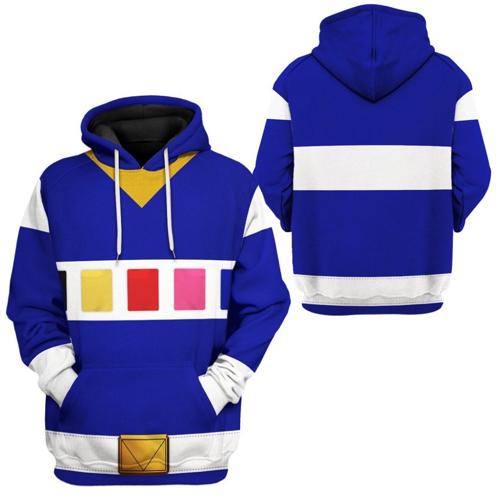 3D Power Rangers in Space Blue  Apparel