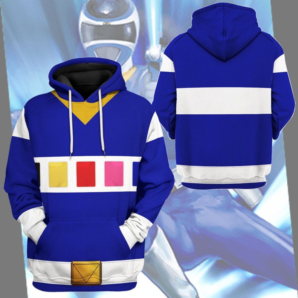3D Power Rangers in Space Blue  Apparel - Image 11