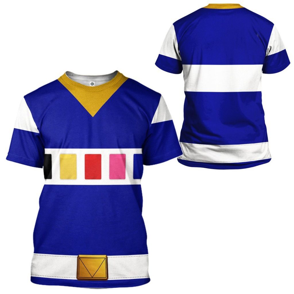 3D Power Rangers in Space Blue  Apparel - Image 3