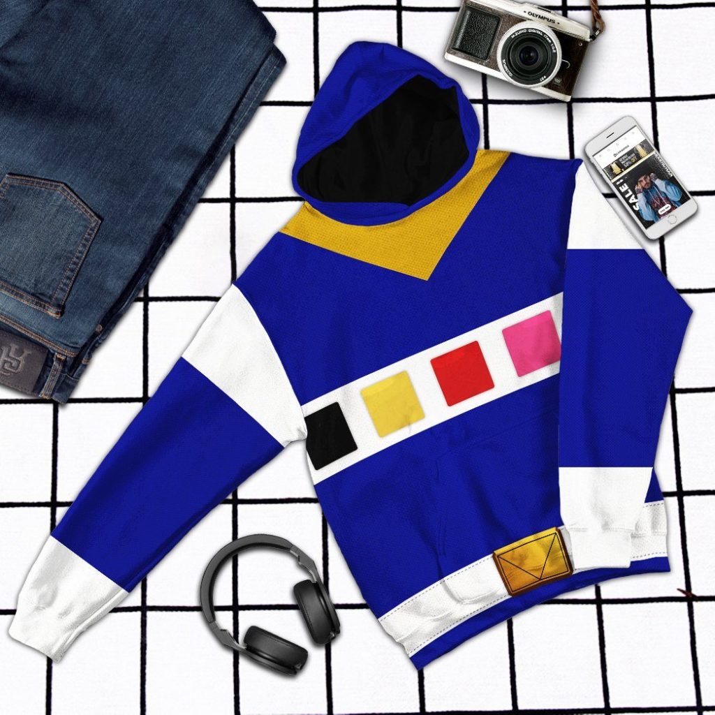 3D Power Rangers in Space Blue  Apparel - Image 9