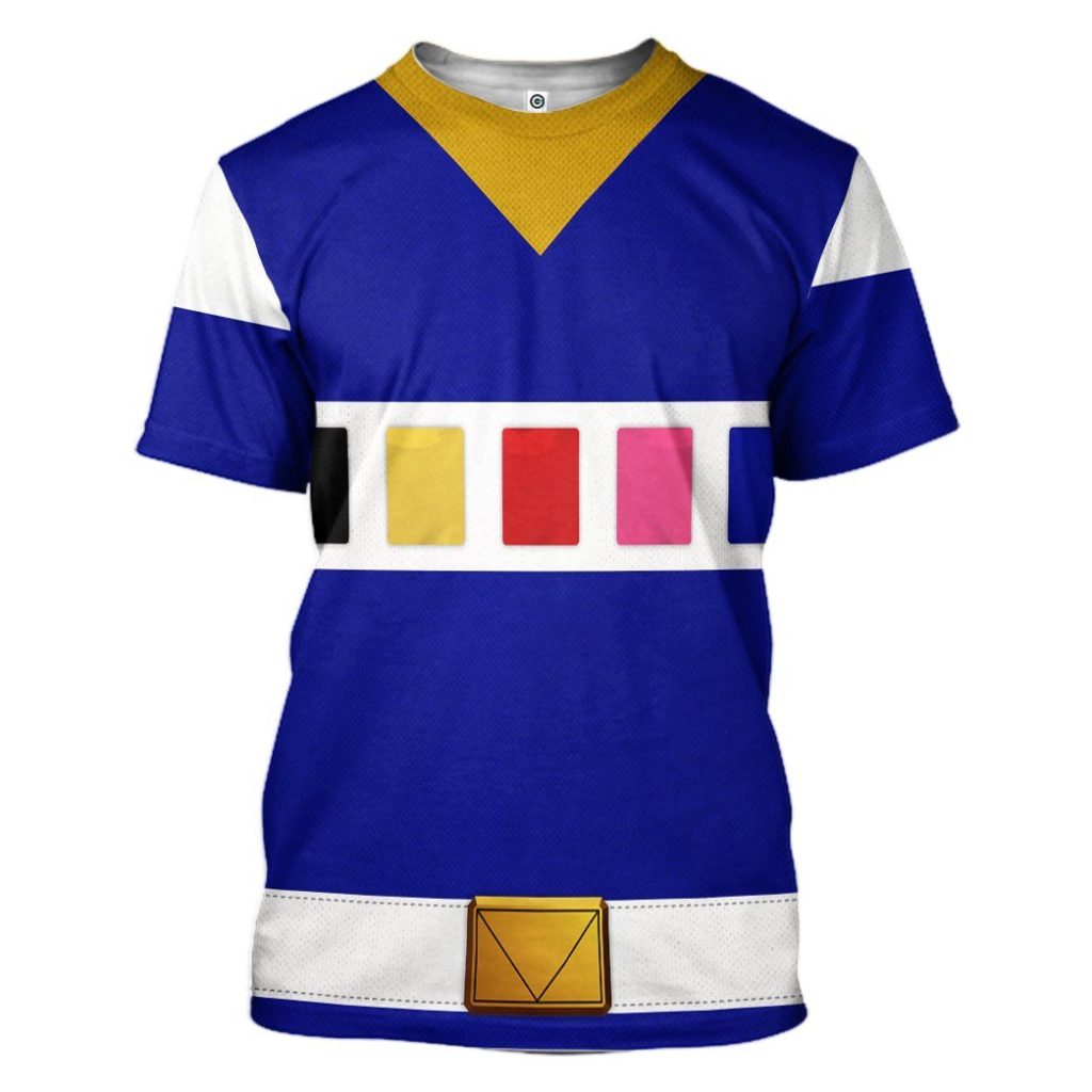 3D Power Rangers in Space Blue  Apparel - Image 6