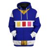 gearhuman 3d power rangers in space blue custom tshirt hoodie apparel gv040114 3d apparel zip hoodie s 337485 - Power Rangers Store