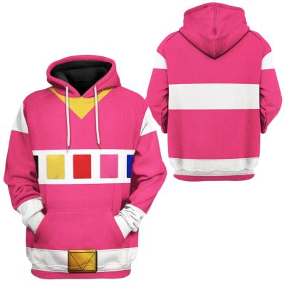 3D Power Rangers in Space Pink  Apparel
