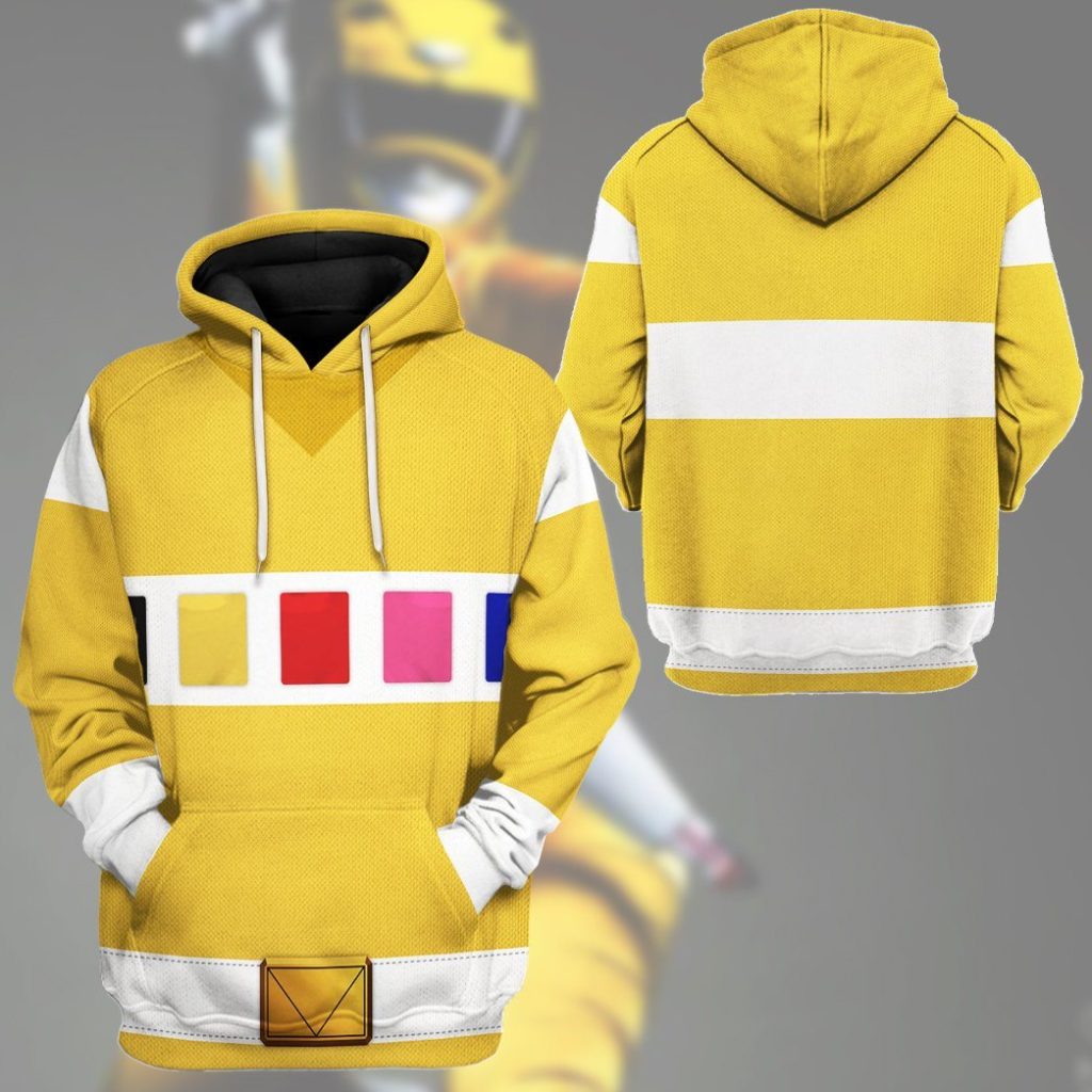 3D Power Rangers in Space Yellow  Apparel - Image 11