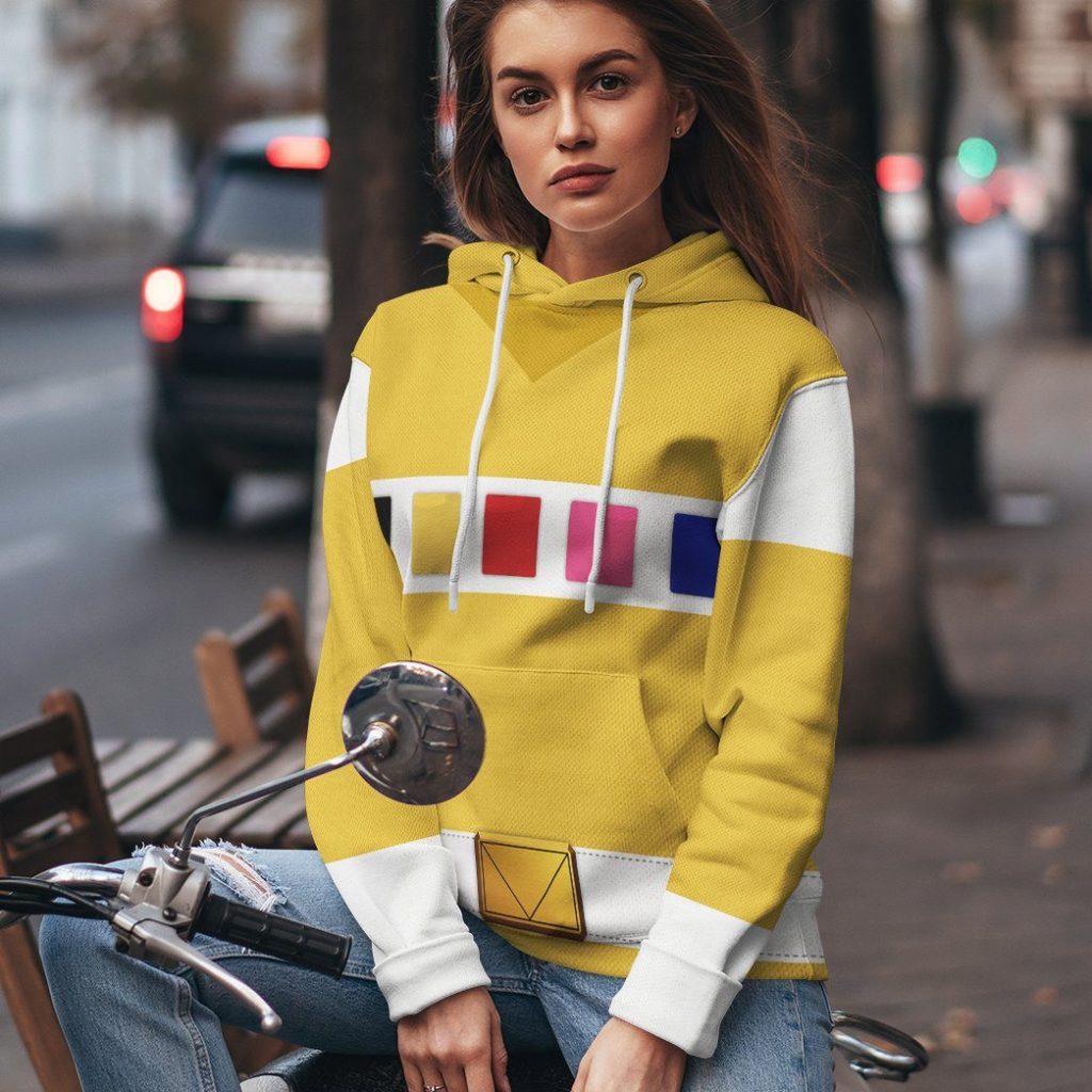 3D Power Rangers in Space Yellow  Apparel - Image 8
