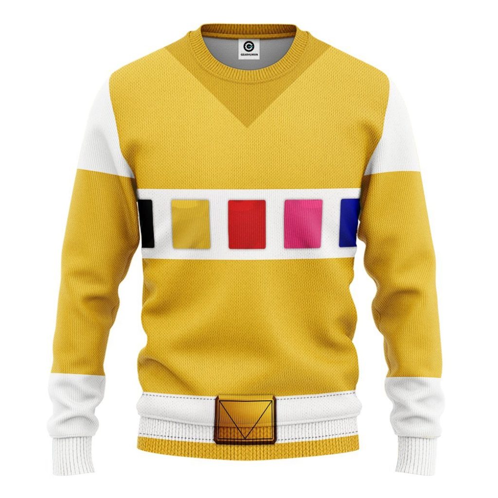 3D Power Rangers in Space Yellow  Apparel - Image 5