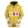 gearhuman 3d power rangers in space yellow custom tshirt hoodie apparel gv040113 3d apparel zip hoodie s 928376 - Power Rangers Store