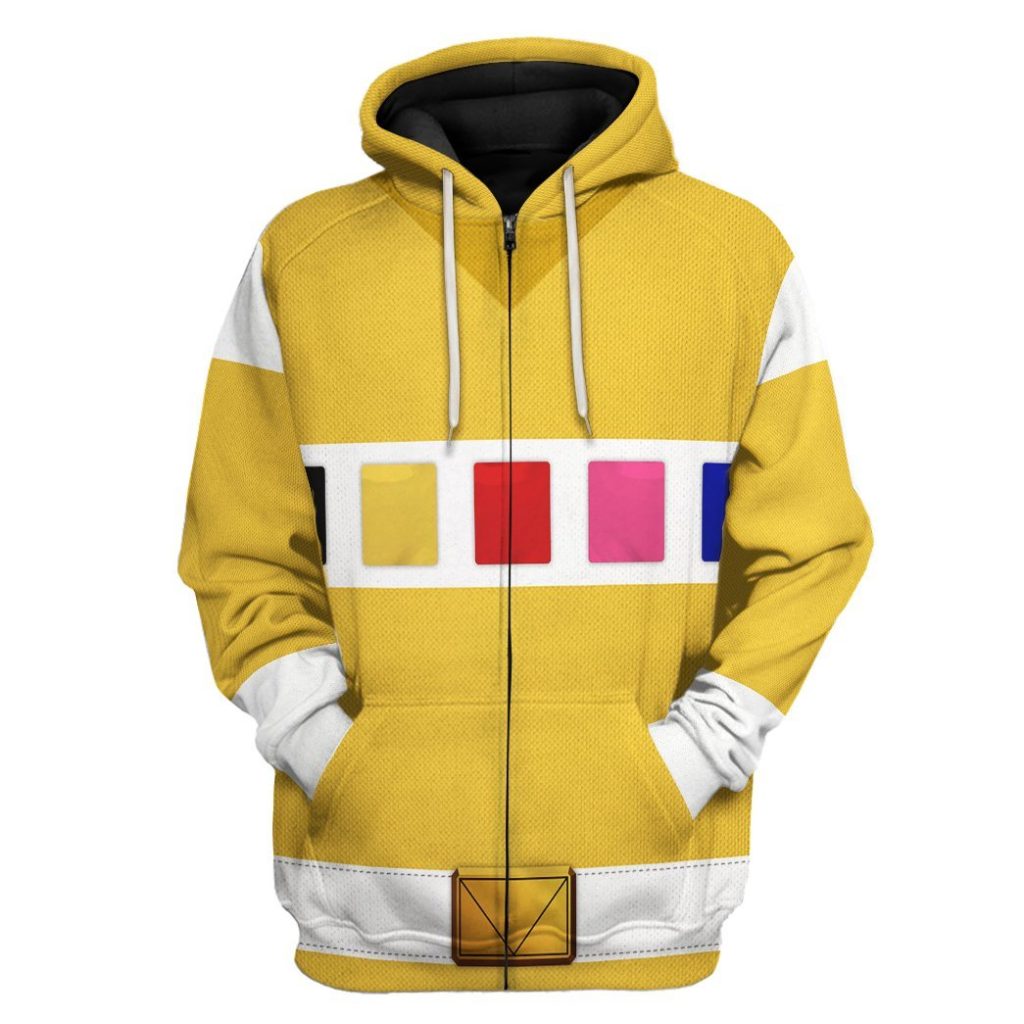 3D Power Rangers in Space Yellow  Apparel - Image 7