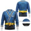 gearhuman 3d power rangers samurai blue custom tshirt hoodie apparel gv08018 3d apparel 546978 - Power Rangers Store