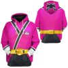 3D Power Rangers Samurai Pink  Apparel