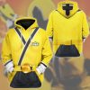 gearhuman 3d power rangers samurai yellow custom tshirt hoodie apparel gv08019 3d apparel 912927 - Power Rangers Store