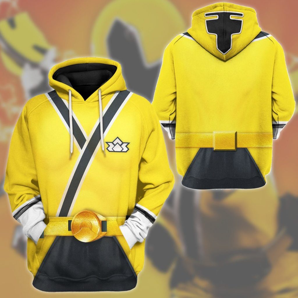 3D Power Rangers Samurai Yellow  Apparel - Image 11