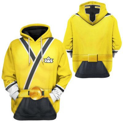 3D Power Rangers Samurai Yellow  Apparel