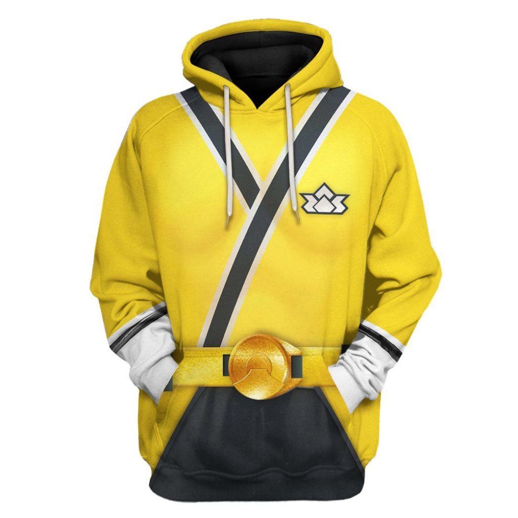 3D Power Rangers Samurai Yellow  Apparel - Image 4