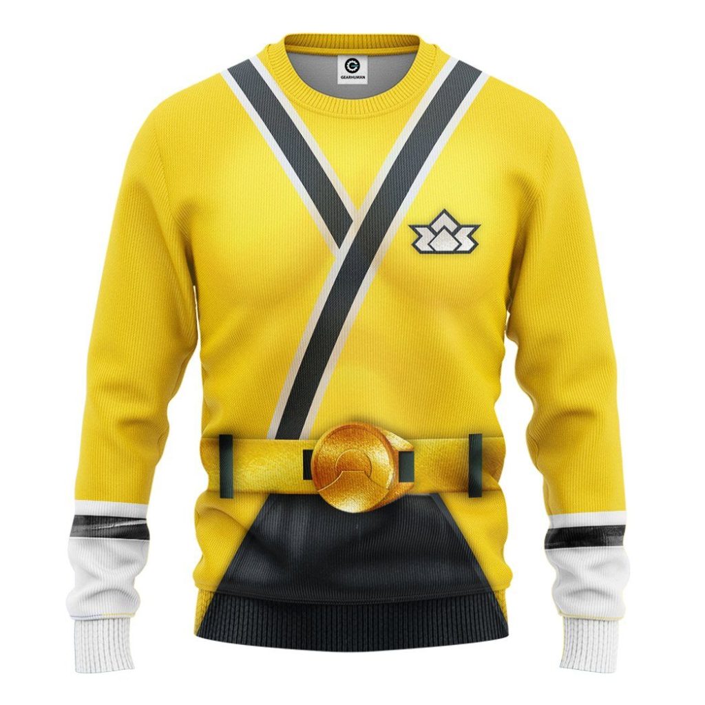 3D Power Rangers Samurai Yellow  Apparel - Image 5