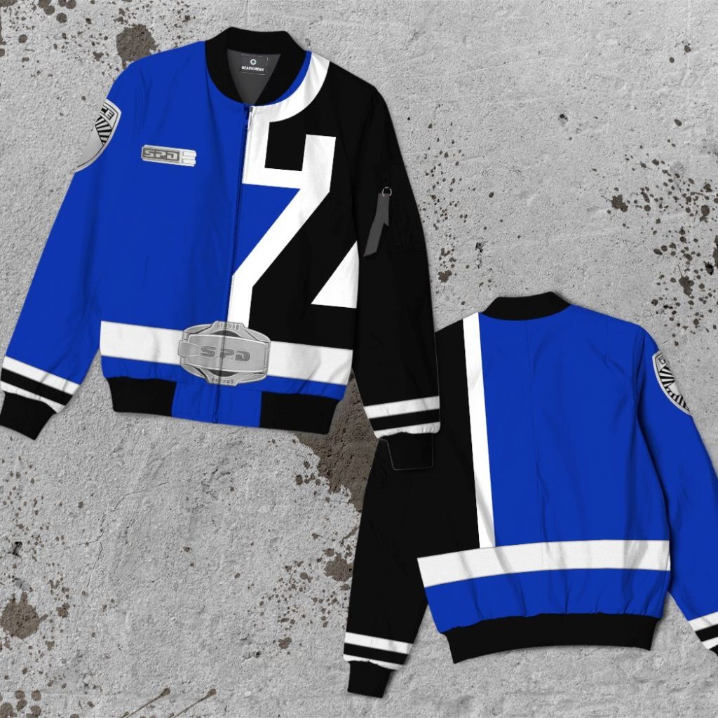 3D Power Rangers SPD Blue Custom Bomber - Image 3