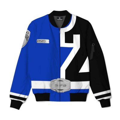 3D Power Rangers SPD Blue Custom Bomber