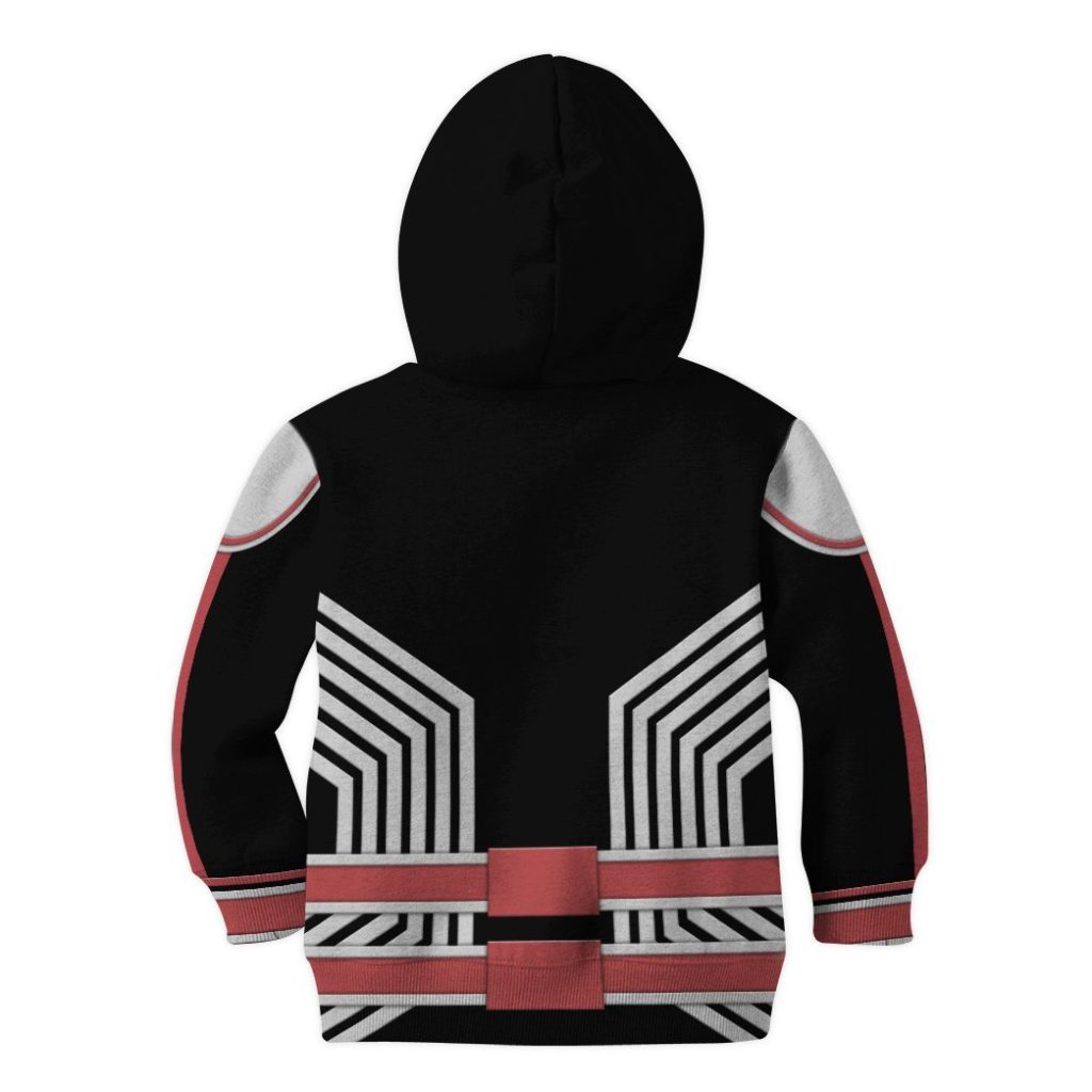 3D Power Rangers SPD Commander Anubis Cruger Shadow Kids Hoodie - Image 3