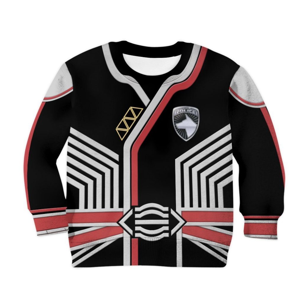 3D Power Rangers SPD Commander Anubis Cruger Shadow Kids Sweatshirt