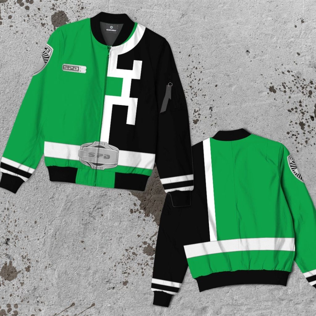 3D Power Rangers SPD Green Bomber - Image 3