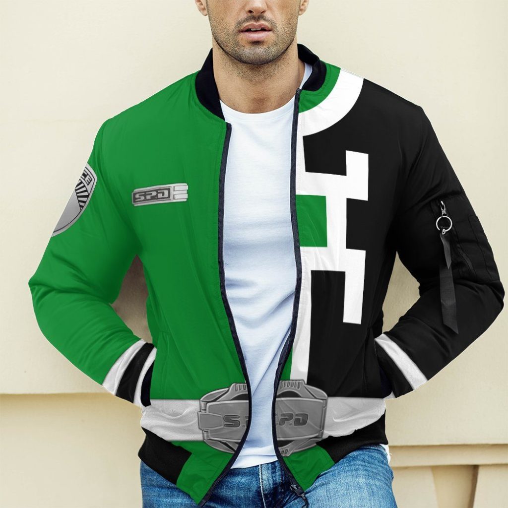 3D Power Rangers SPD Green Bomber - Image 4