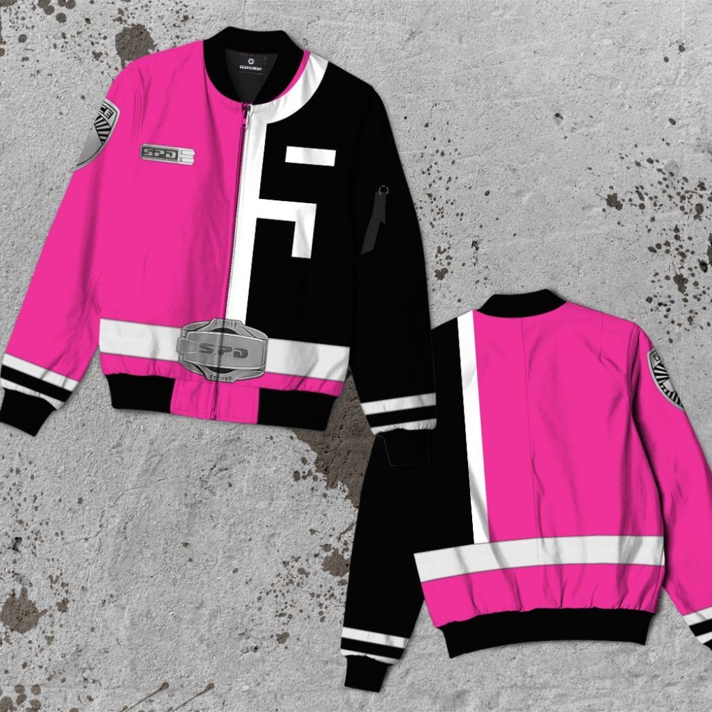 3D Power Rangers SPD Pink Custom Bomber - Image 3