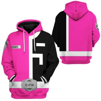 3D Power Rangers S.P.D Pink  Apparel