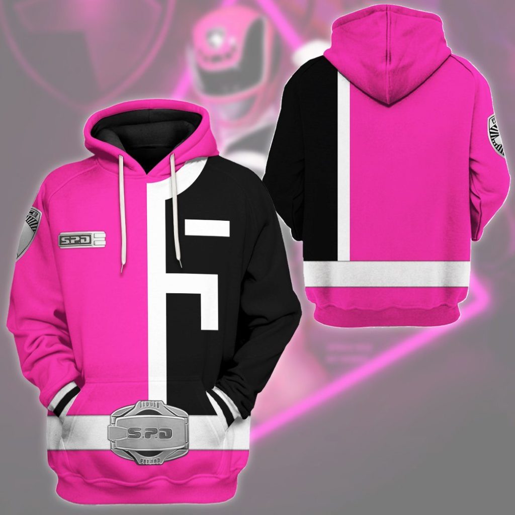 3D Power Rangers S.P.D Pink  Apparel - Image 10
