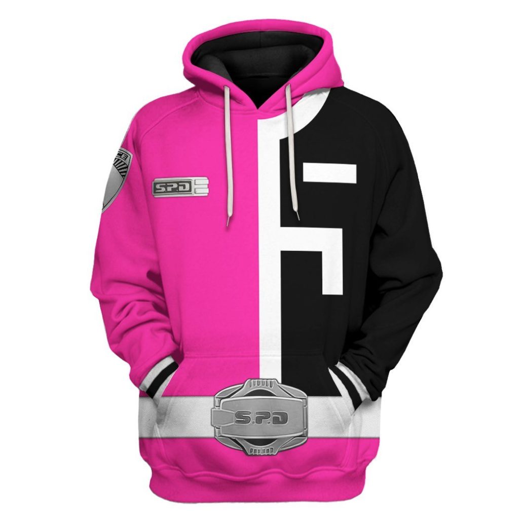 3D Power Rangers S.P.D Pink  Apparel - Image 4