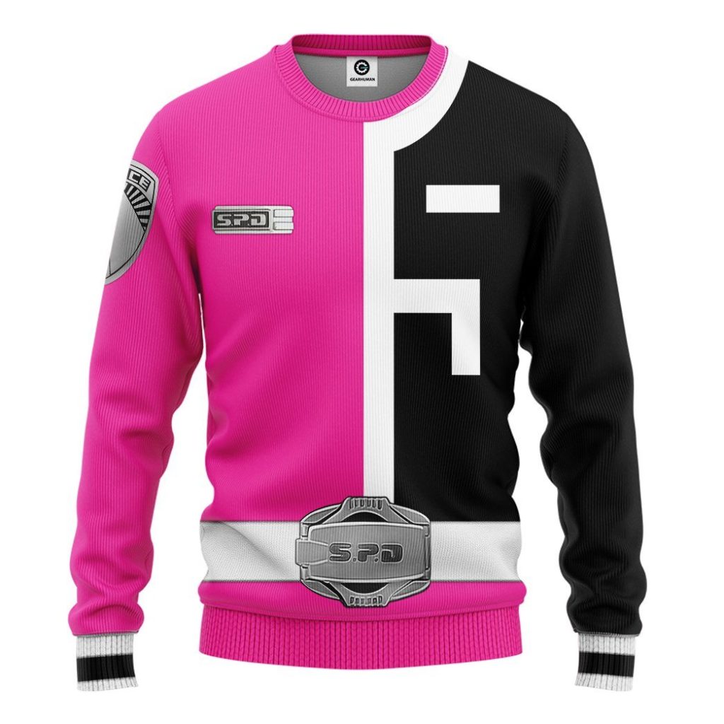 3D Power Rangers S.P.D Pink  Apparel - Image 5