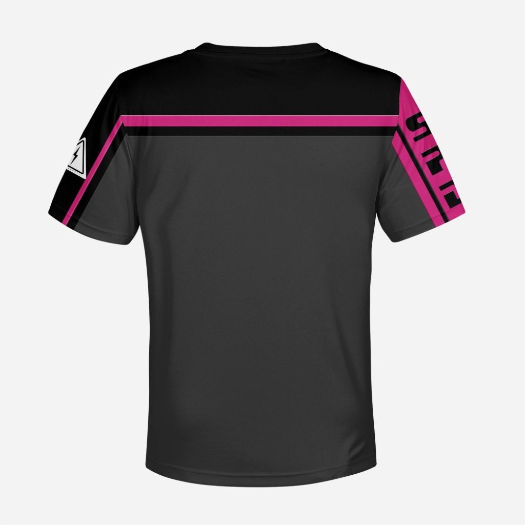3D Power Rangers SPD Pink Uniform Kids T-shirt - Image 3
