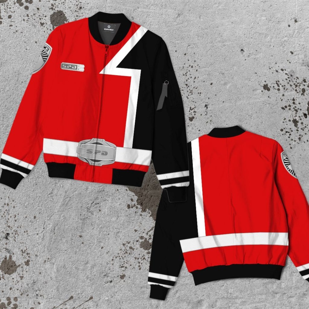 3D Power Rangers SPD Red Custom Bomber - Image 3