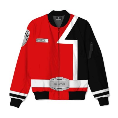 3D Power Rangers SPD Red Custom Bomber