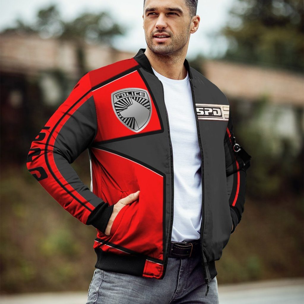 3D Power Rangers SPD Red Uniform Bomber - Image 2