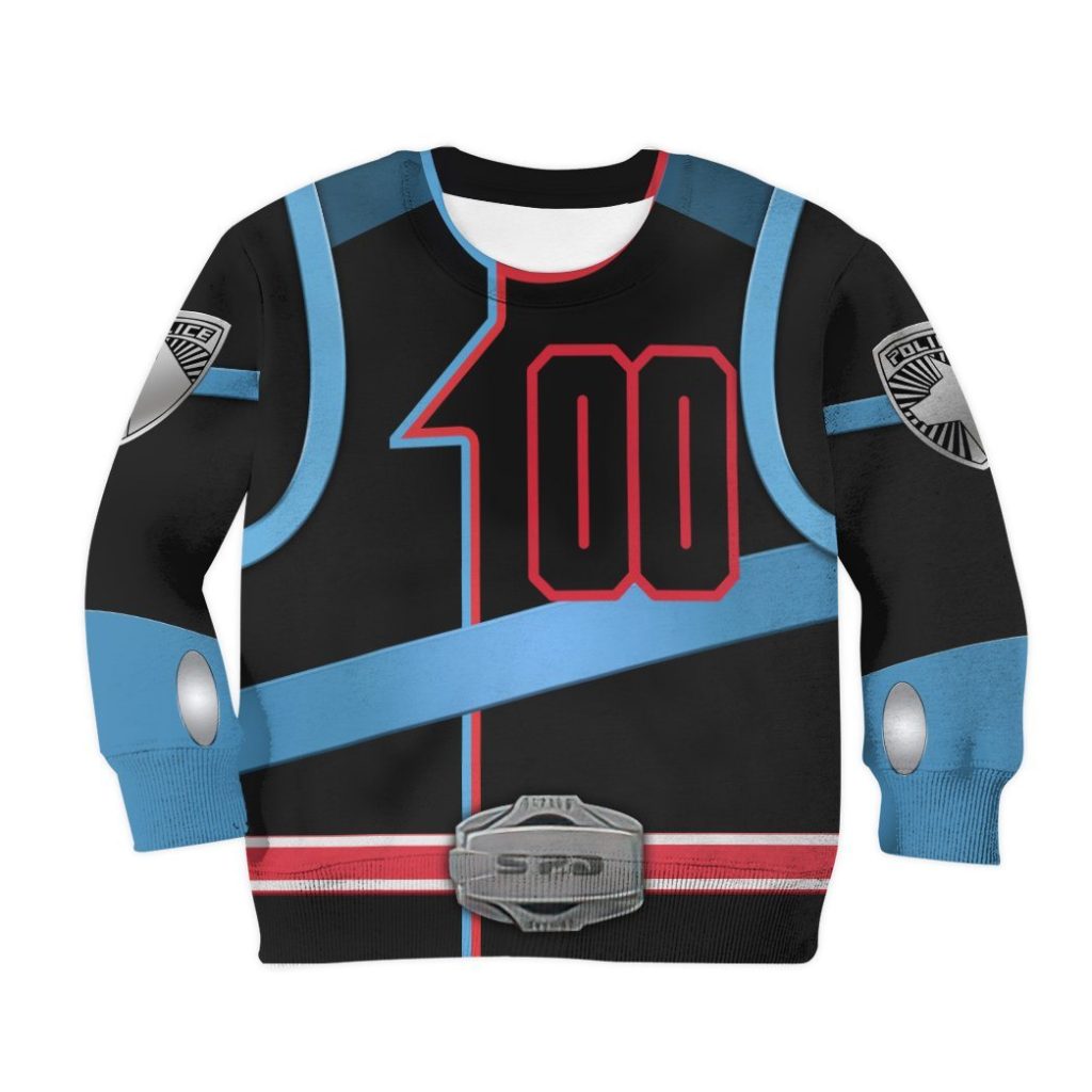 3D Power Rangers SPD Shadow Kids Sweatshirt