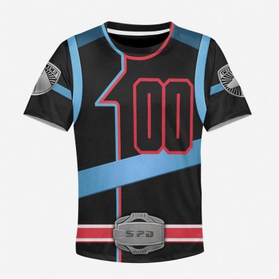 3D Power Rangers SPD Shadow Kids T-shirt